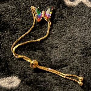 Elegant Gold Butterfly Bracelet